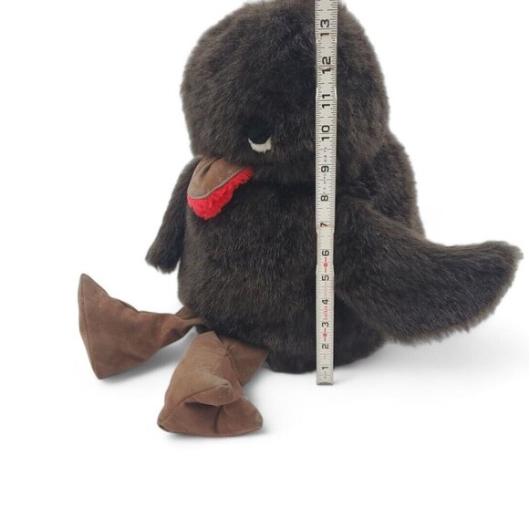 RARE Ms Noah Ugly Duckling Black Stuffed Animal Plush 14"‎ 1980s Vintage Swan - Picture 8 of 8